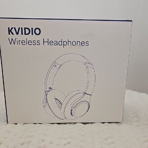 Blue Wireless On-Ear Headphones